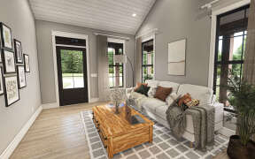 Modern Farmhouse House Plan #009-00355 Additional Photo