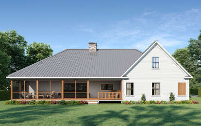 Modern Farmhouse House Plan #7568-00011 Elevation Photo