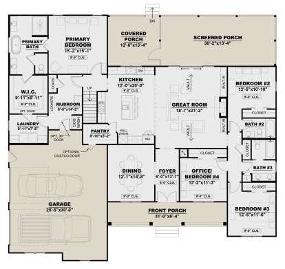 Main Floor  for House Plan #7568-00011