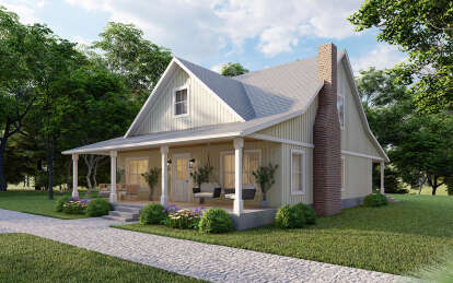 Modern Farmhouse House Plan #7568-00012 Elevation Photo