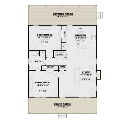 House Plan House Plan #29232 Drawing 1