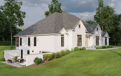 Modern Transitional House Plan #8318-00349 Elevation Photo