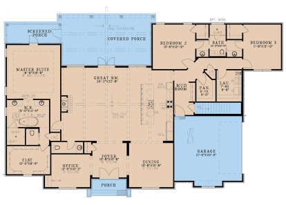 House Plan House Plan #29235 Drawing 1