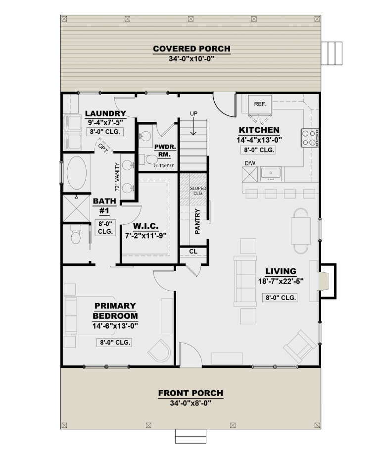 House Plan House Plan #29236 Drawing 1