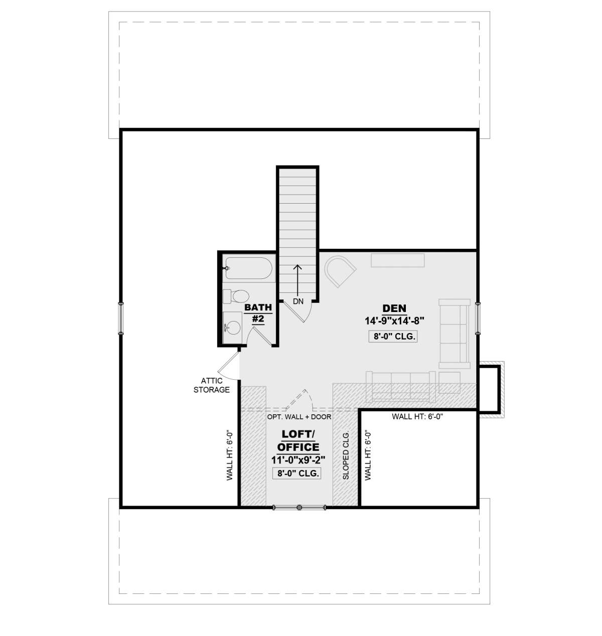 Second Floor for House Plan #7568-00016