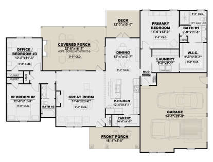 House Plan House Plan #29241 Drawing 1