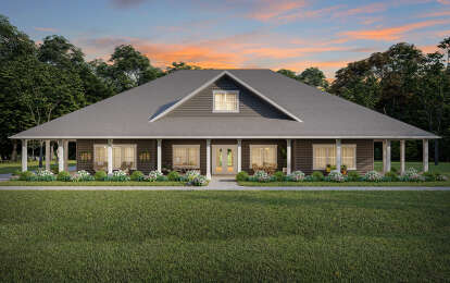 Country House Plan #7568-00020 Elevation Photo