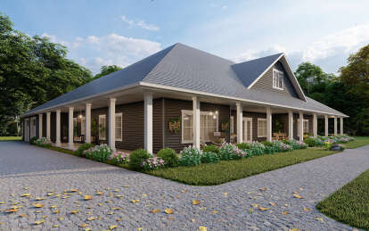 Country House Plan #7568-00020 Elevation Photo