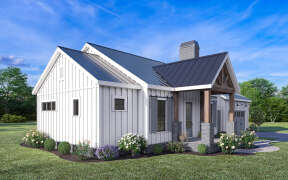 Modern Farmhouse House Plan #009-00356 Elevation Photo