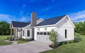 Modern Farmhouse House Plan #009-00356 Elevation Photo