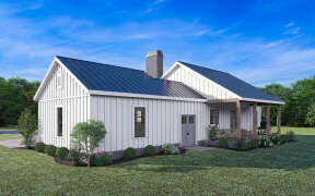 Modern Farmhouse House Plan #009-00356 Elevation Photo