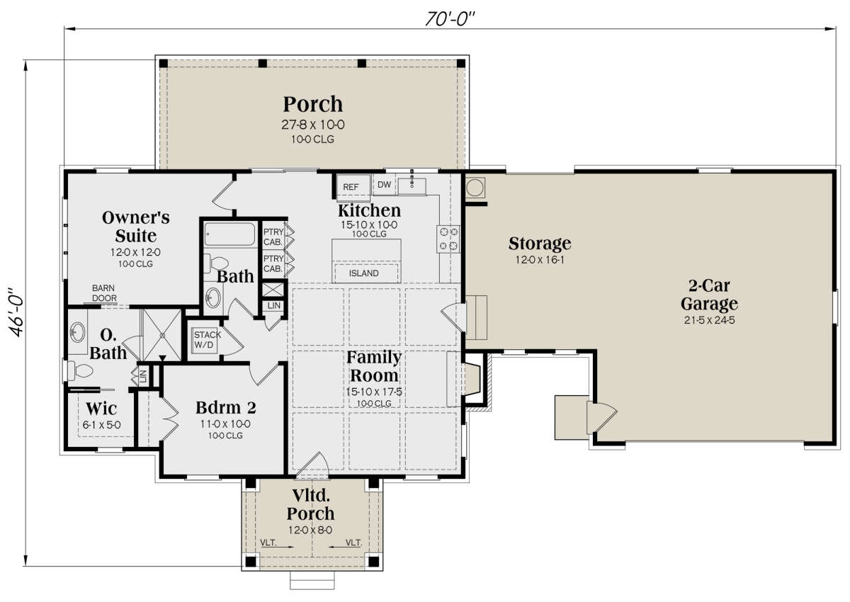 Main Floor  for House Plan #009-00356