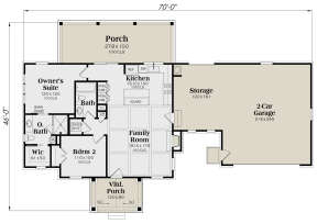 Main Floor  for House Plan #009-00356