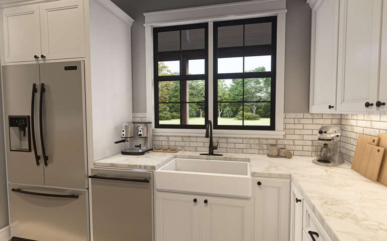Modern Farmhouse House Plan #009-00356 Additional Photo