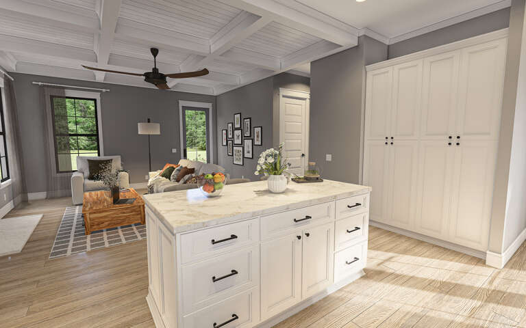 Modern Farmhouse House Plan #009-00356 Additional Photo