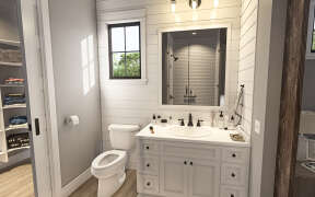 Modern Farmhouse House Plan #009-00356 Additional Photo