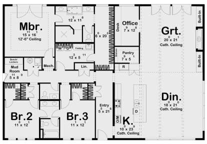 Main Floor  for House Plan #963-00793