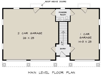 Garage for House Plan #6082-00219