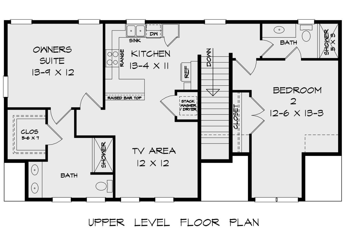 Second Floor for House Plan #6082-00219