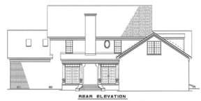 Southern House Plan #110-00058 Elevation Photo