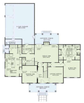 Floorplan 1 for House Plan #110-00058