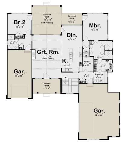 House Plan House Plan #29250 Drawing 1