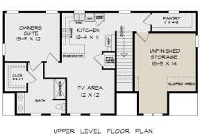 Second Floor for House Plan #6082-00220