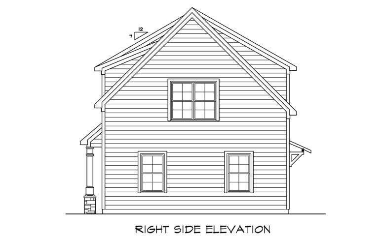 Craftsman House Plan #6082-00221 Elevation Photo