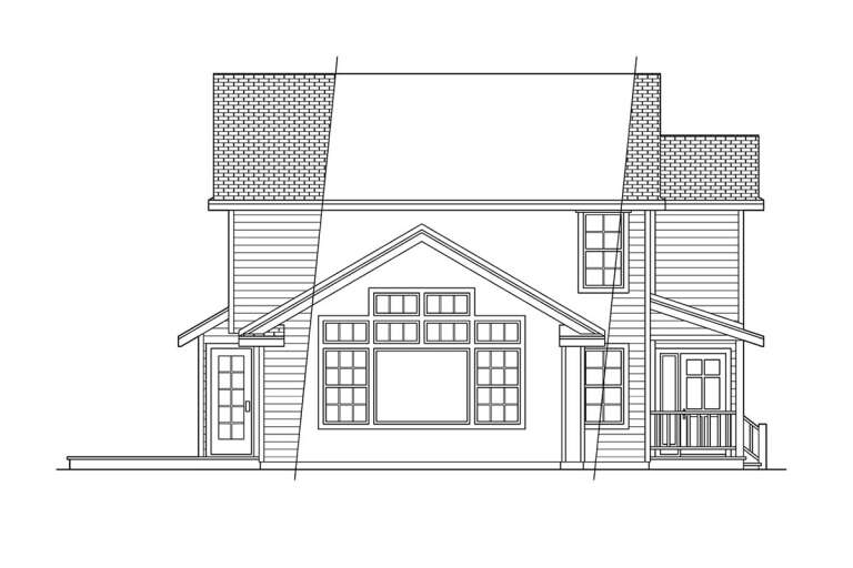 Country House Plan #035-01063 Elevation Photo