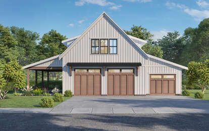 Barn House Plan #2464-00099 Elevation Photo