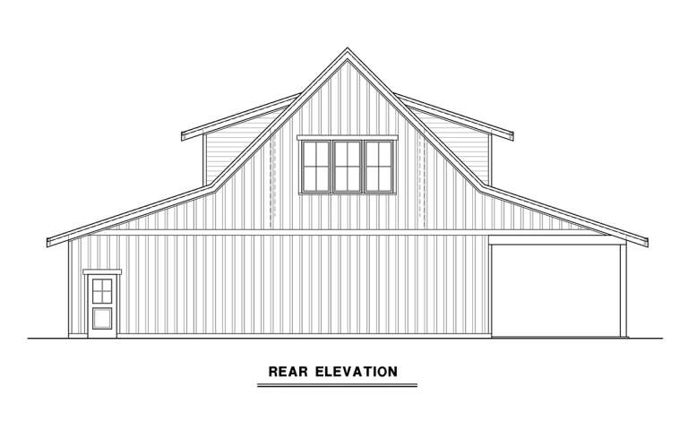 Barn House Plan #2464-00099 Elevation Photo