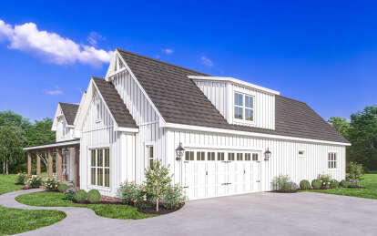 Modern Farmhouse House Plan #041-00328 Elevation Photo