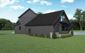 Modern Farmhouse House Plan #2464-00100 Elevation Photo