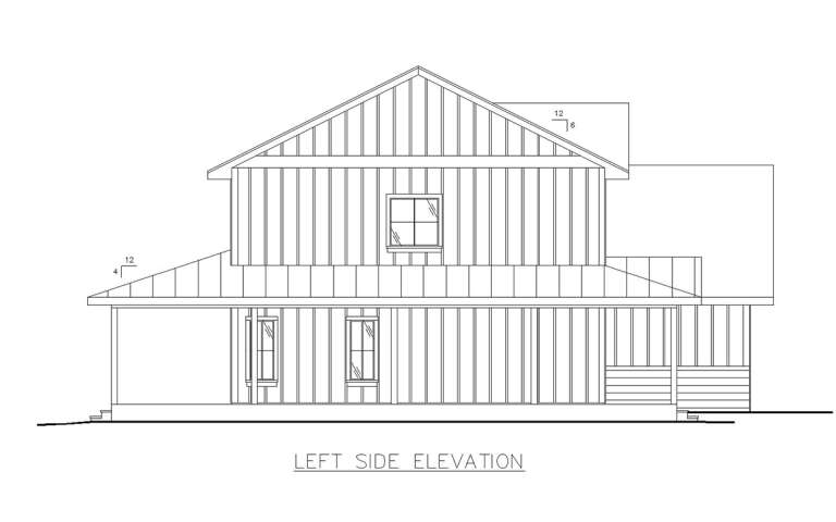 Modern Farmhouse House Plan #039-00731 Elevation Photo