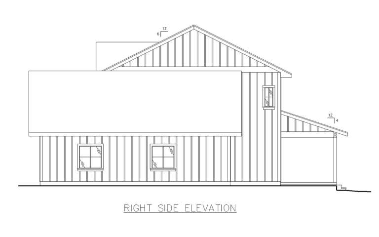 Modern Farmhouse House Plan #039-00731 Elevation Photo