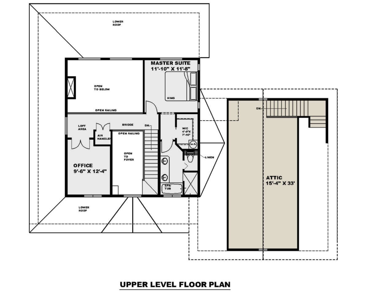 Second Floor for House Plan #039-00731