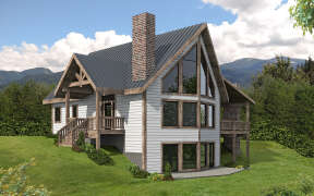 Mountain House Plan #039-00732 Elevation Photo