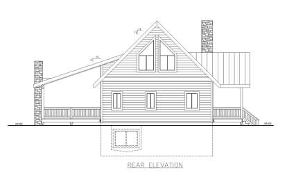 Mountain House Plan #039-00732 Elevation Photo