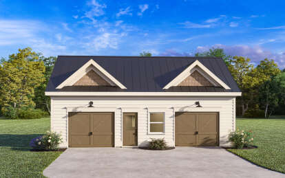 Modern Farmhouse House Plan #009-00357 Elevation Photo