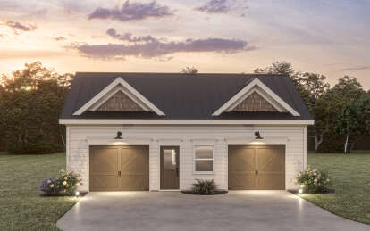 Modern Farmhouse House Plan #009-00357 Elevation Photo
