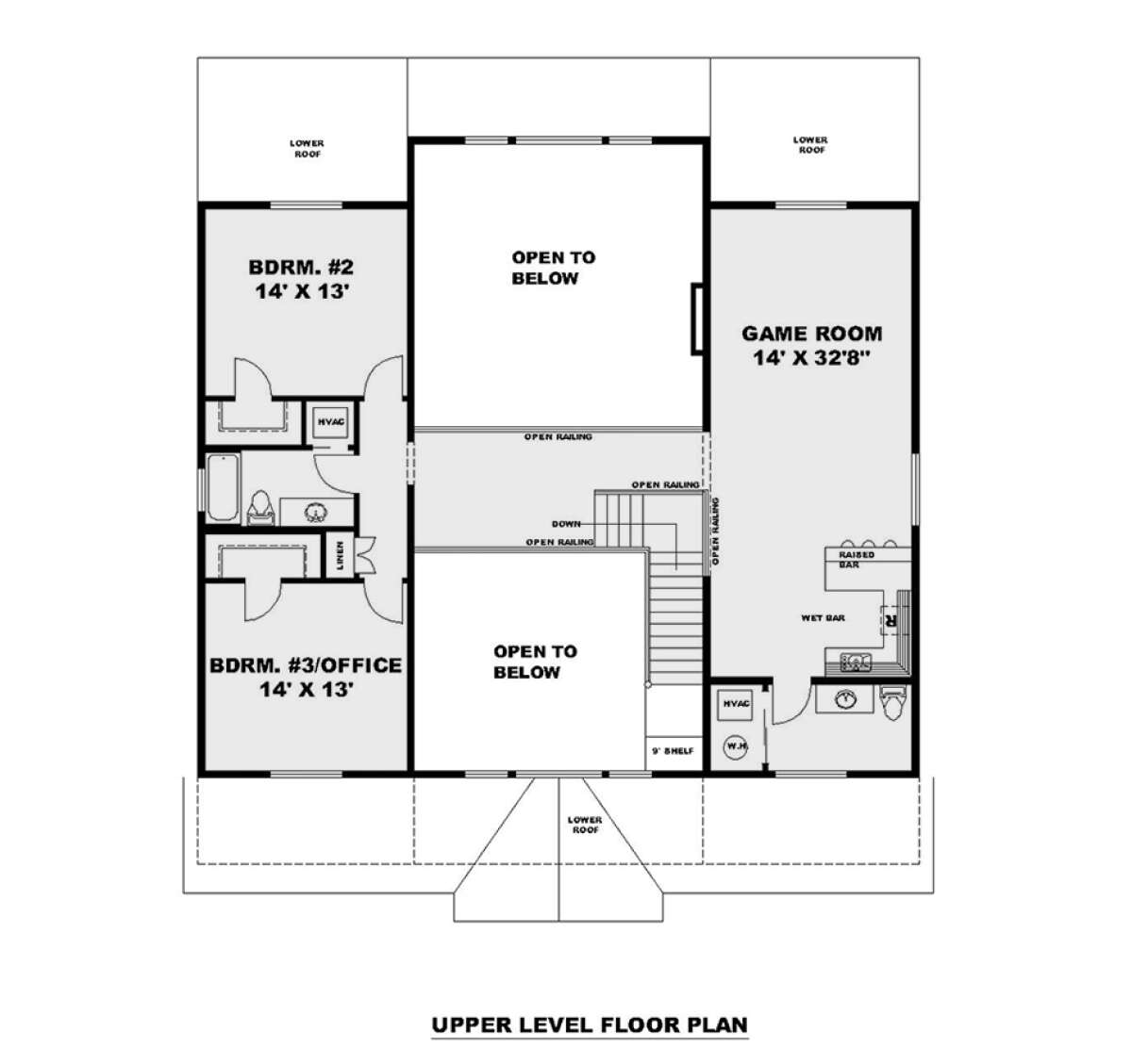Second Floor for House Plan #039-00734