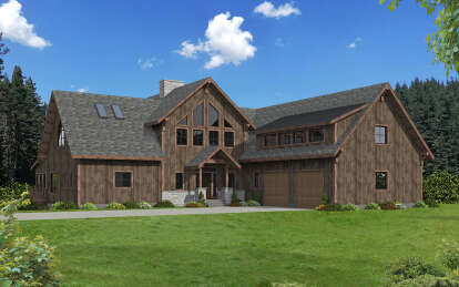 Farmhouse House Plan #039-00735 Elevation Photo