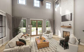 Barn House Plan #009-00358 Additional Photo