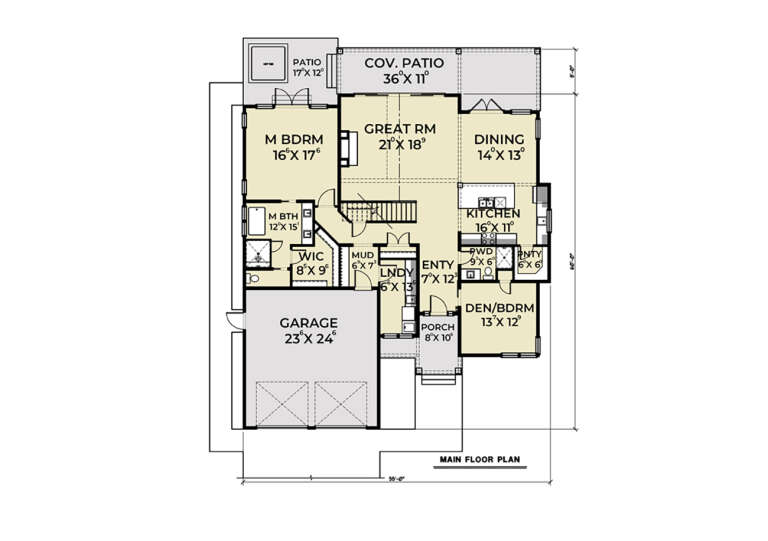 House Plan House Plan #29271 Drawing 1