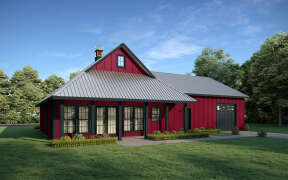Barn House Plan #1776-00129 Elevation Photo