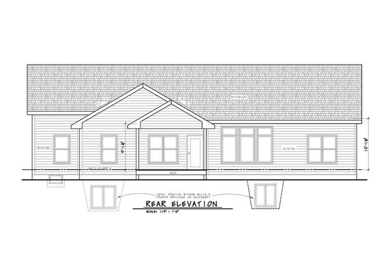 Craftsman House Plan #402-01800 Elevation Photo