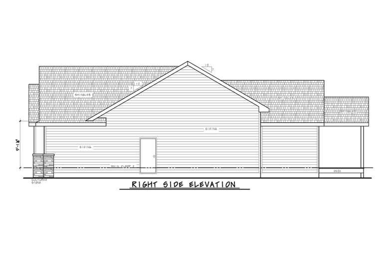 Craftsman House Plan #402-01800 Elevation Photo