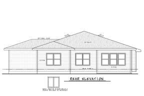Modern House Plan #402-01801 Elevation Photo