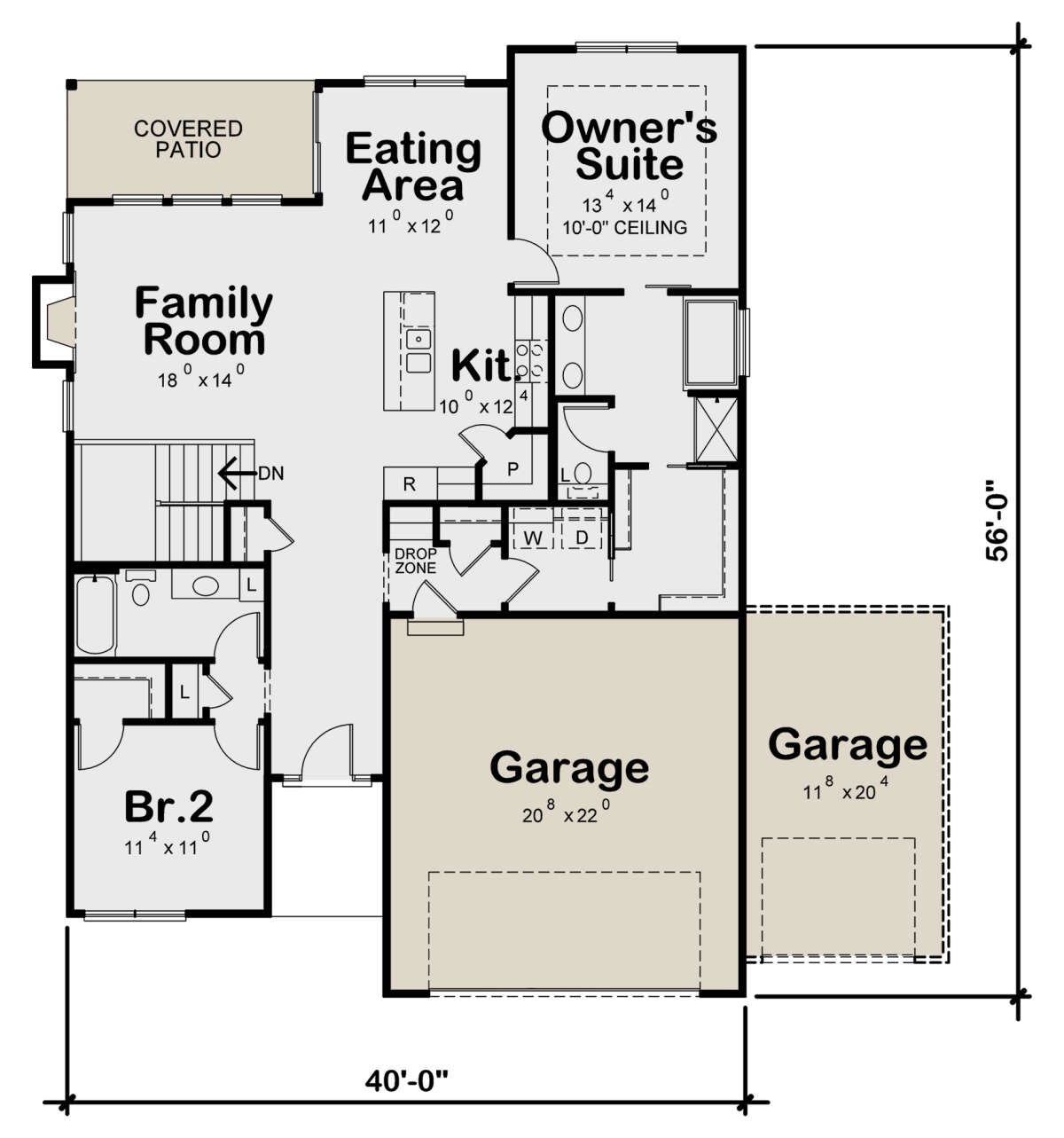 Main Floor  for House Plan #402-01801