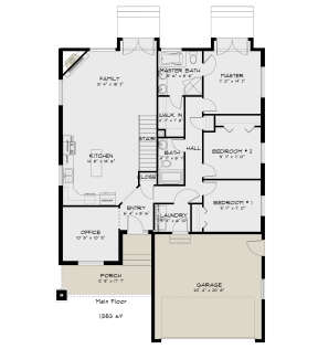 Main Floor  for House Plan #2802-00221